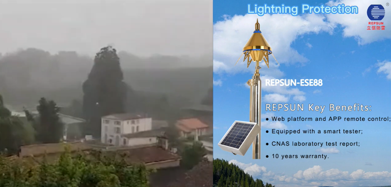REPSUN, Lightning Protection, Lightning rod, ESE lightning rod - REPSUN ...