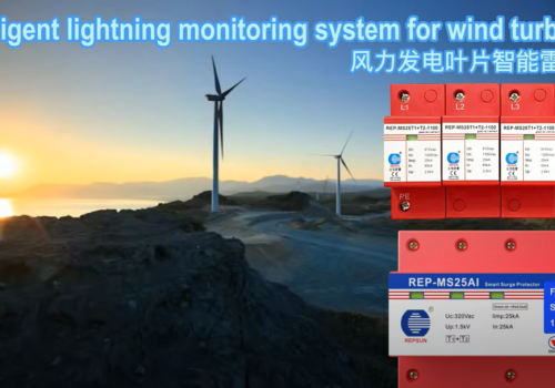 REPSUN Intelligent lightning monitoring system for wind turbine blades