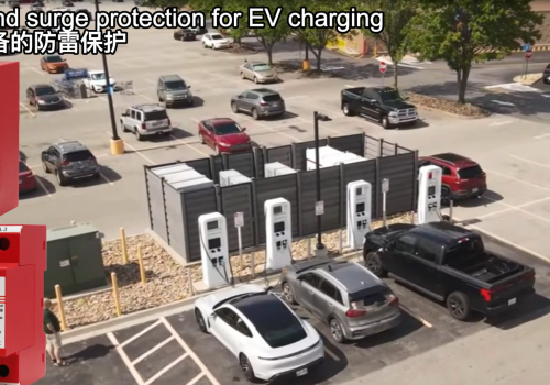 Lightning and surge protection for EV charging